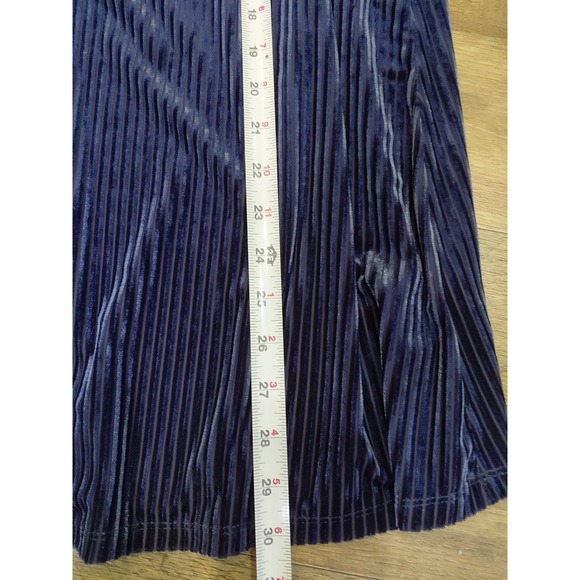 Vintage Y2K  Velvet Burnout Slip Dress Sheer Trim Small‎ - Picture 5 of 8